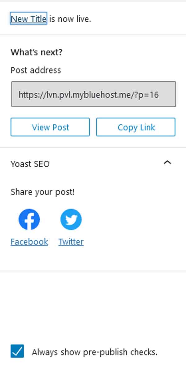 How to build a content focused website.