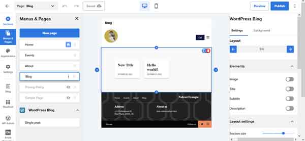 How to build a content focused website.