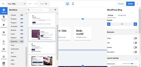 How to build a content focused website.