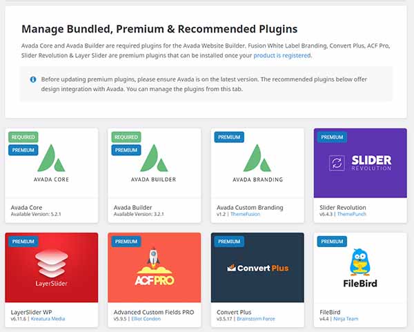 WordPress plugin management.