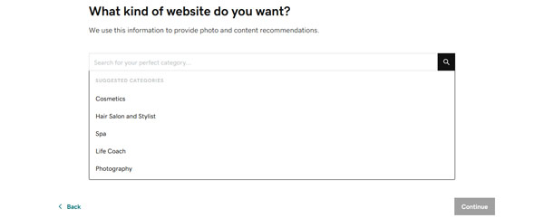 Example of a website for a local service business