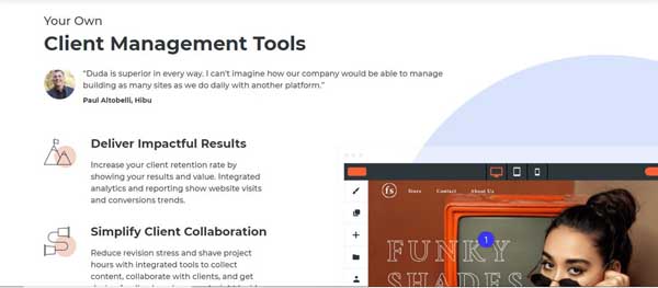 Duda website builder review