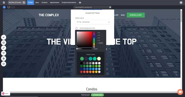 How to make a website using Simvoly.