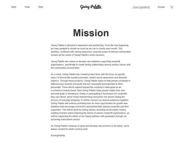 How to make a mission statement page.