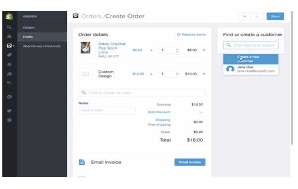 Screenshots of Shopify pricing and plans.