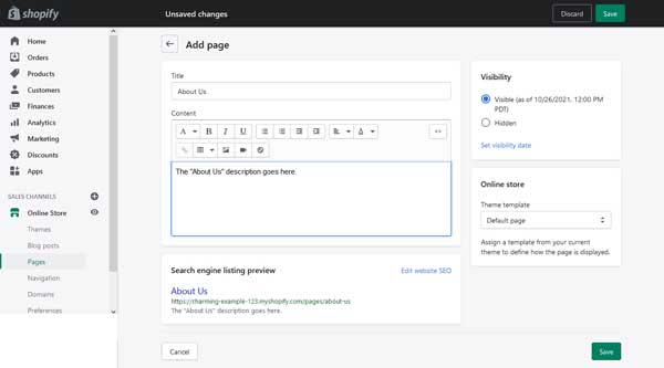 How to build an ecommerce website.