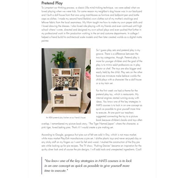 How to make a blog page.