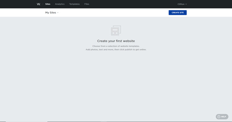 How to make a web.com website.