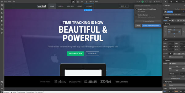 How to make a Webflow website.