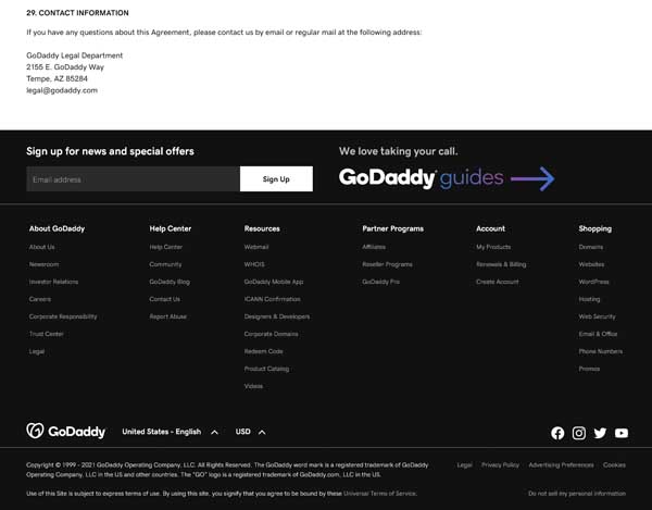 How to make a terms and conditions page.
