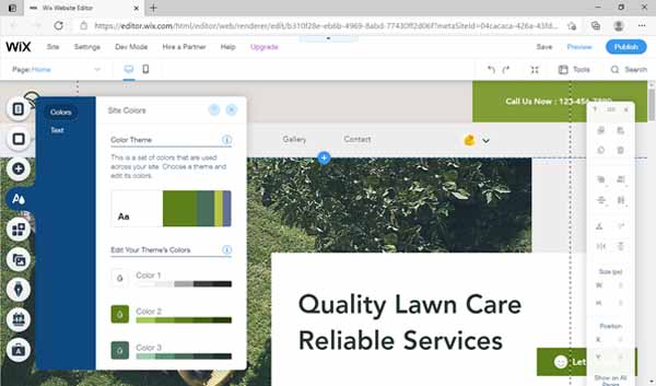 How to make a Wix site.