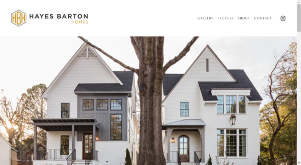 Squarespace website example.