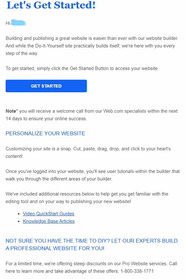 Web.com review.