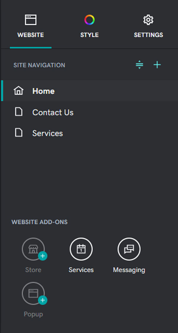 Example of a website for a local service business