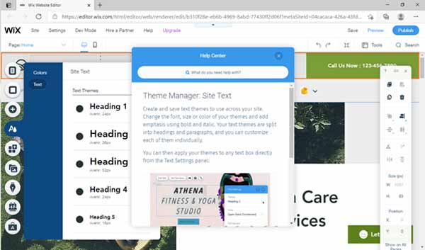How to make a Wix site.