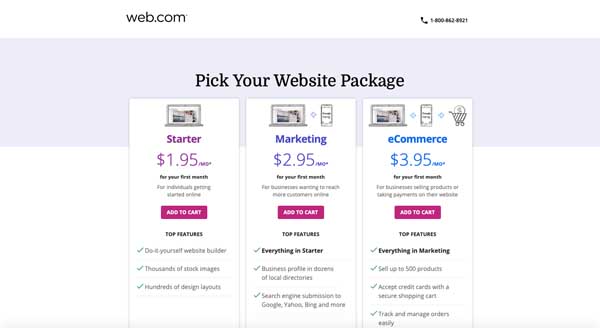 Wix versus Web.com review.