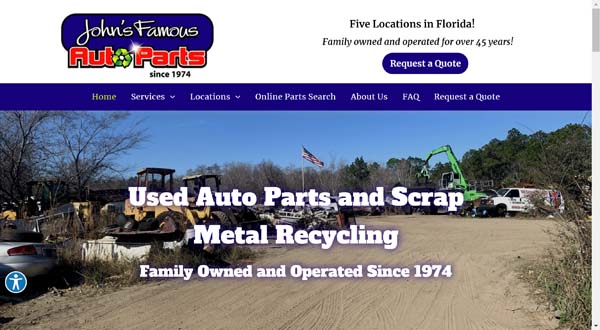 Examples of websites built by Duda.