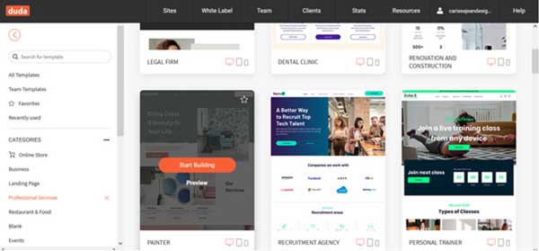 Duda website builder review