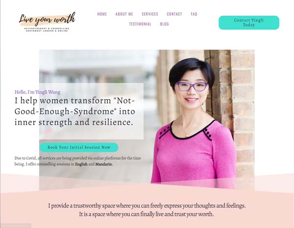 Heroic Website Builder Examples.