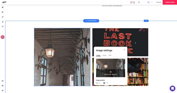 How to make a Zyro website.