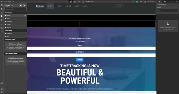 Review of Webflow website builder.