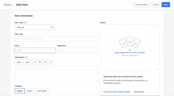 How to create and ecommerce store with Weebly.
