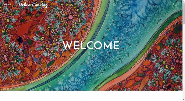 Examples of websites built by Weebly.