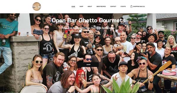 Example of a website built with Zyro.