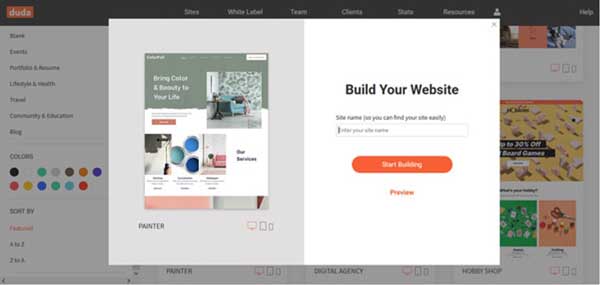 Duda website builder review