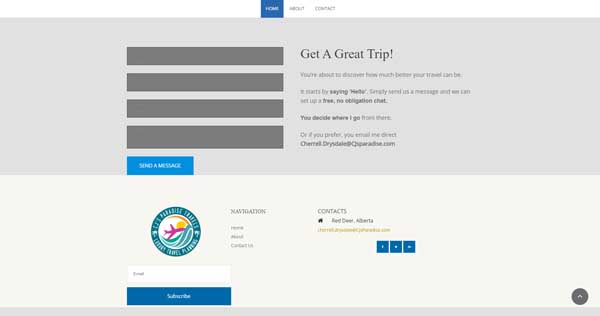 Examples of websites built by Simvoly.
