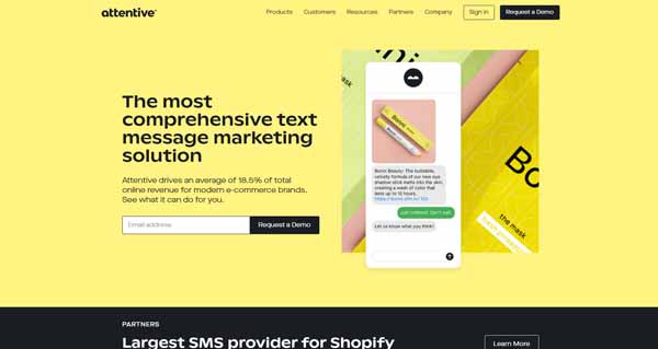 Example of a website built with Webflow.