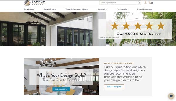 BigCommerce website examples.