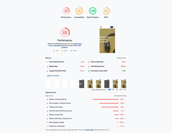 Bluehost website builder.
