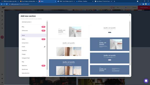 How to make a Zyro website.