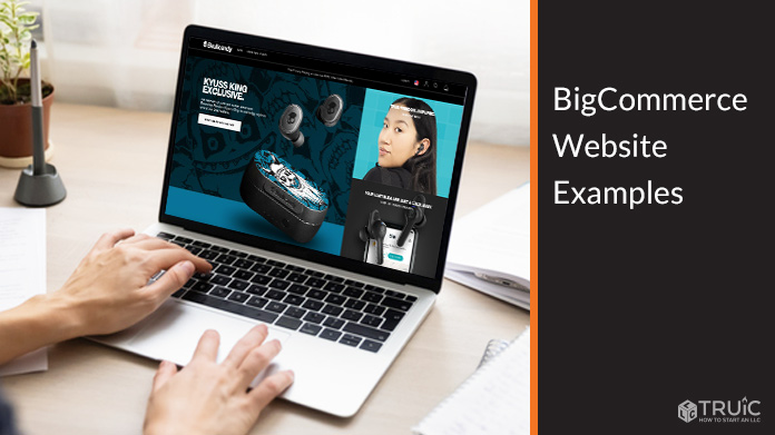 Computer with BigCommerce example.