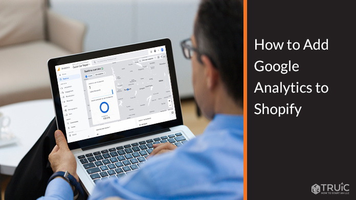 Person on computer looking at Google Analytics.