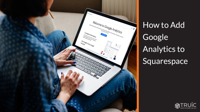 Someone looking at Google Analytics on a computer screen.