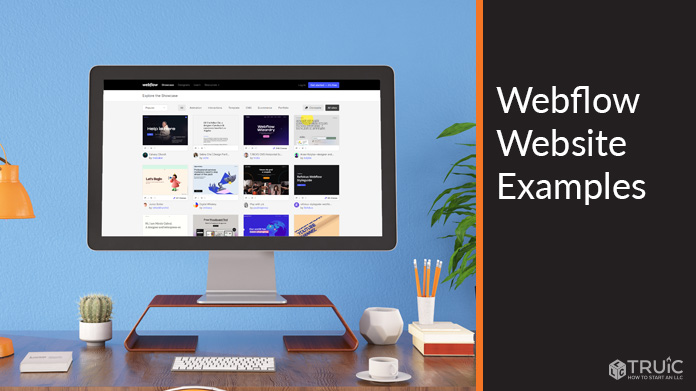 Webflow website examples.