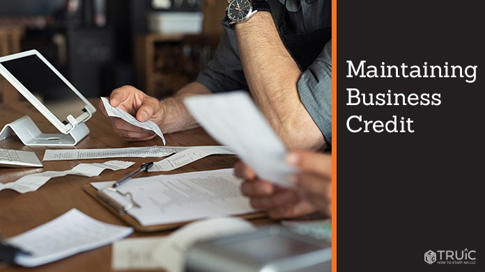 Maintain business credit