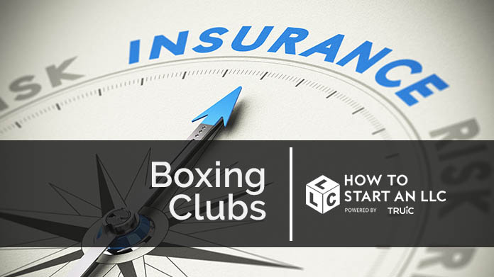 Compass needle pointing towards blue insurance logo