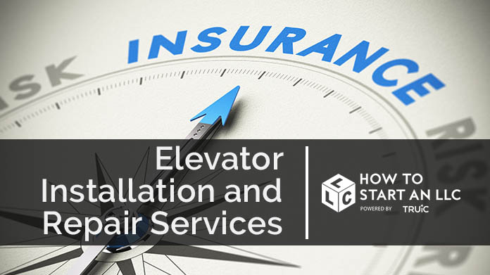 Compass needle pointing towards blue insurance logo