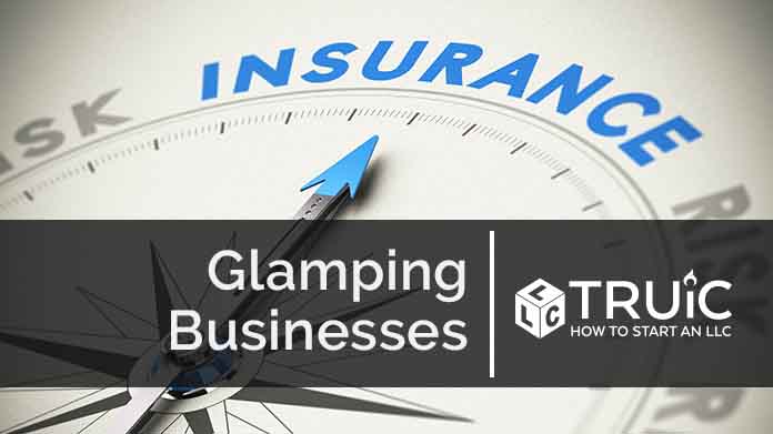Compass needle pointing towards blue insurance logo