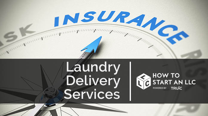 Compass needle pointing towards blue insurance logo