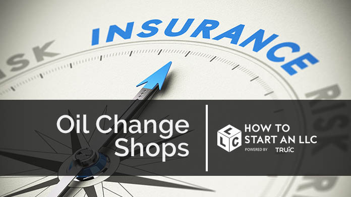 Compass needle pointing towards blue insurance logo