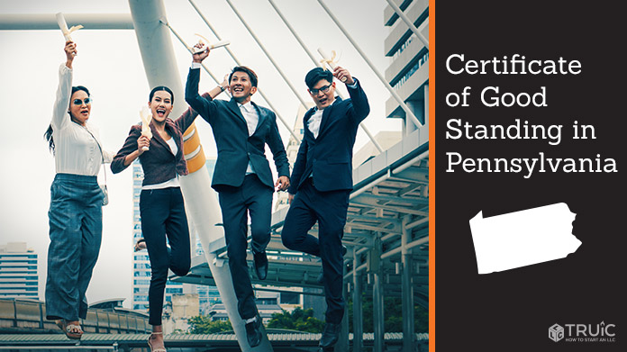 Cert good standing pa