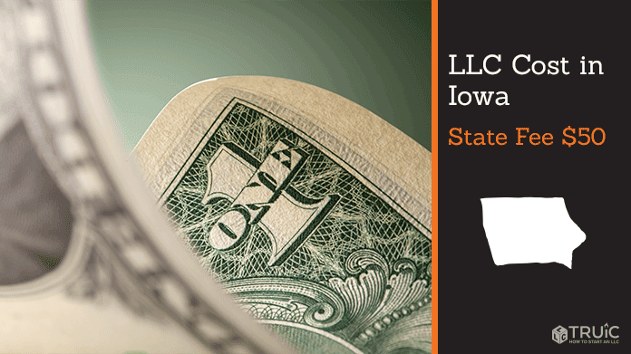 Cost to form an LLC iowa