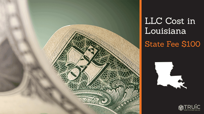 Cost to form an LLC louisiana