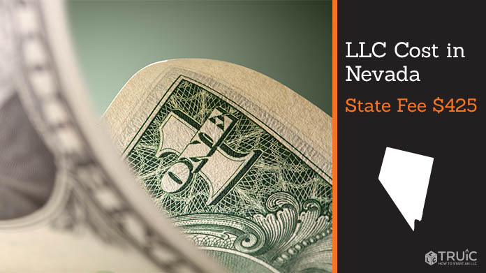 Cost to form an LLC nevada