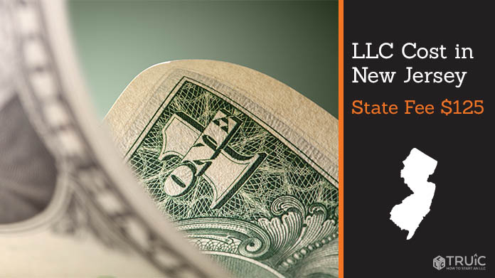Cost to form an LLC new jersey