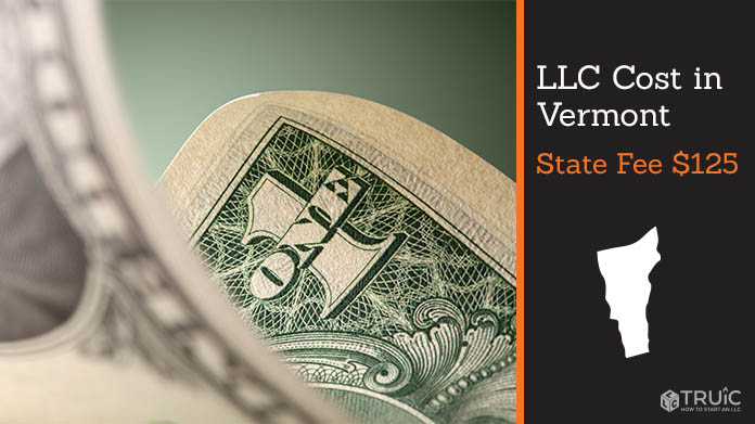 Cost to form an LLC vermont